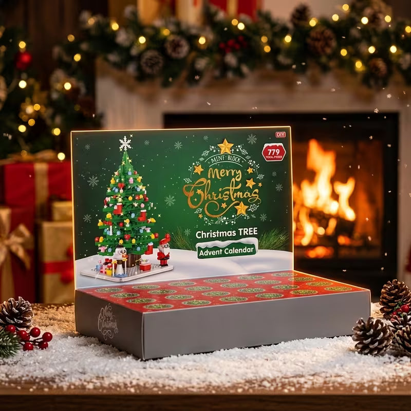 Christmas Countdown Calendar Building Set