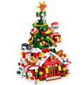 8-in-1 Christmas Tree House Building Set