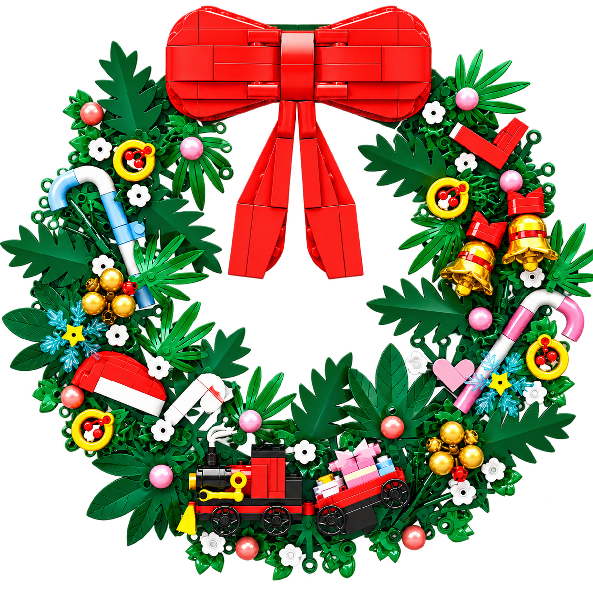 Festive Christmas Wreath Building Set