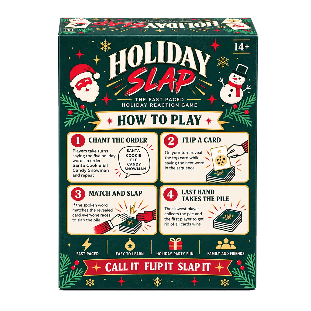 Holiday Slap! Christmas Card Game – Fast-Paced Family Fun