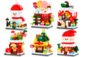 Christmas Characters Building Set – 6-Piece Collection